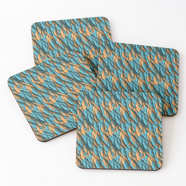Item preview, Torn Paper Pattern Blue and Orange  designed and sold by Theo-B.