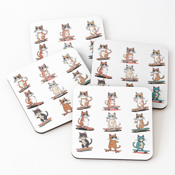 Item preview, Cool cats on skateboards designed and sold by Outofdream1.