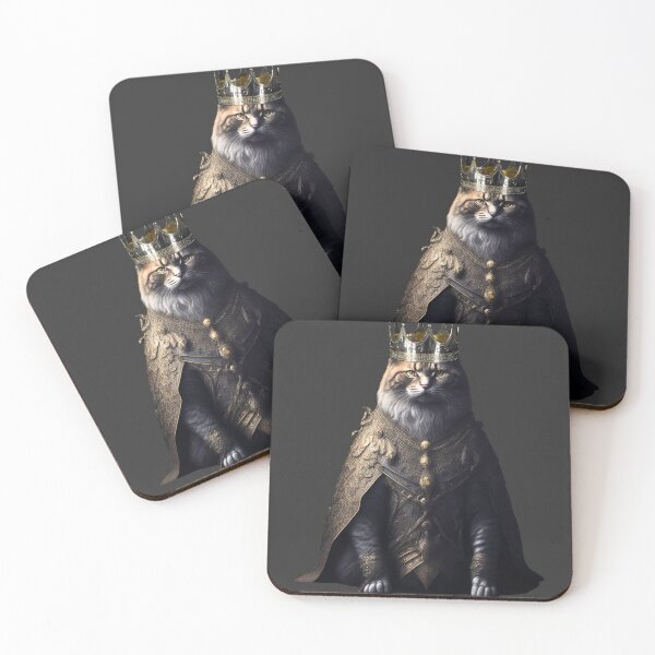 Item preview, A cat dressed as a king  designed and sold by CustomArtistry.