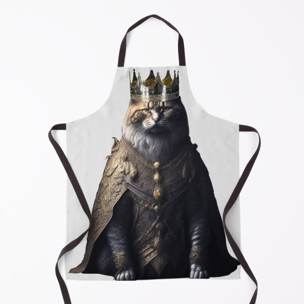 Item preview, A cat dressed as a king designed and sold by CustomArtistry.