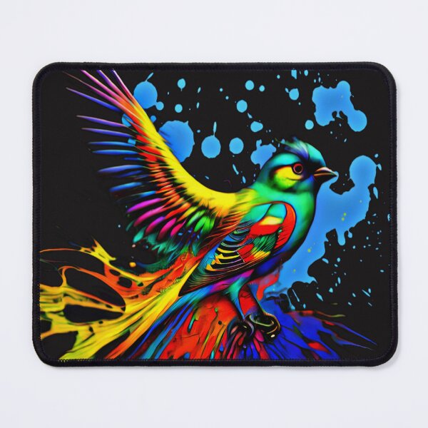 Item preview, Colorful bird with splash colors designed and sold by clarazen.