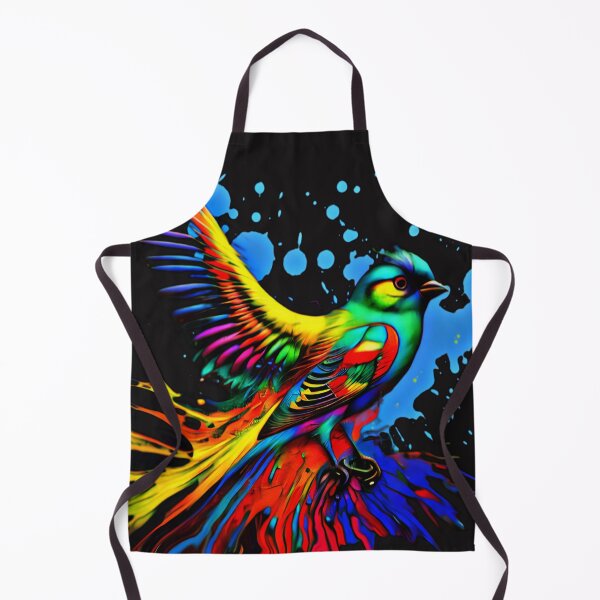 Item preview, Colorful bird with splash colors designed and sold by clarazen.