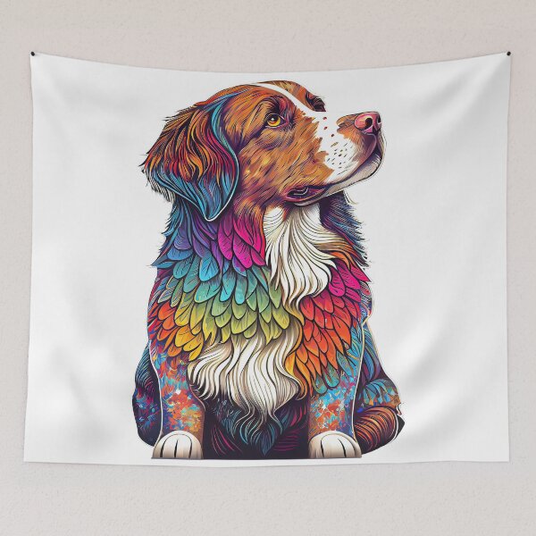 Item preview, Abstract Colorful dog designed and sold by Magic-almix.