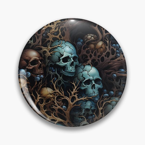 Item preview, Bones and Berries: Fall Skull Pattern designed and sold by 20th-eclipse.