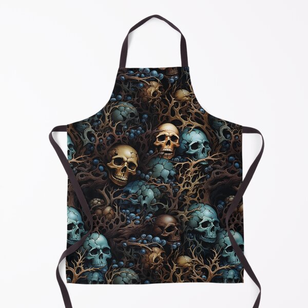 Item preview, Bones and Berries: Fall Skull Pattern designed and sold by 20th-eclipse.