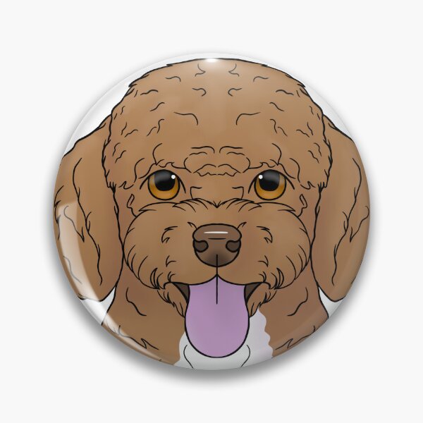 Item preview, Poodle - brown parti designed and sold by Cynthiaetal.