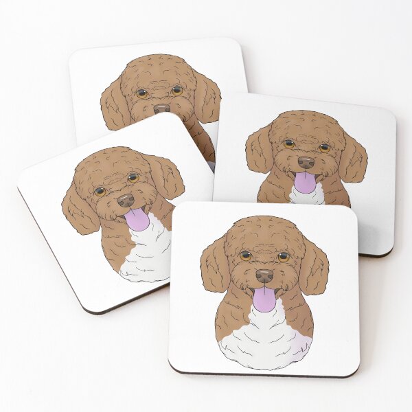 Item preview, Poodle - brown parti designed and sold by Cynthiaetal.