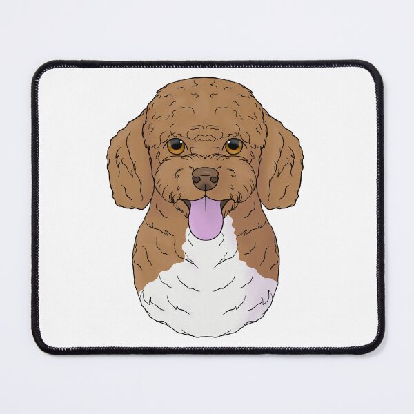 Item preview, Poodle - brown parti designed and sold by Cynthiaetal.