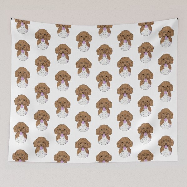 Item preview, Poodle - brown parti designed and sold by Cynthiaetal.