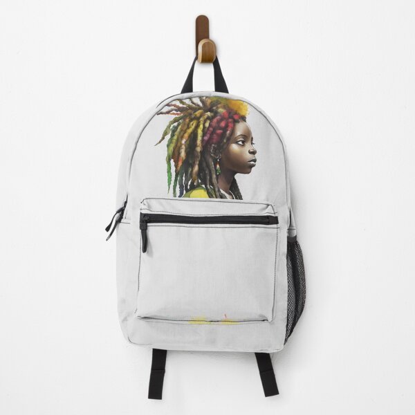 Item preview, Rasta Girl with Dreadlocks Watercolor design designed and sold by EddieBalevo.