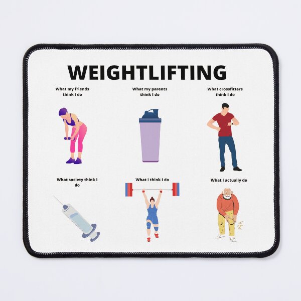 Item preview, Weightlifting; difference in opinion  designed and sold by ChonkMonk.