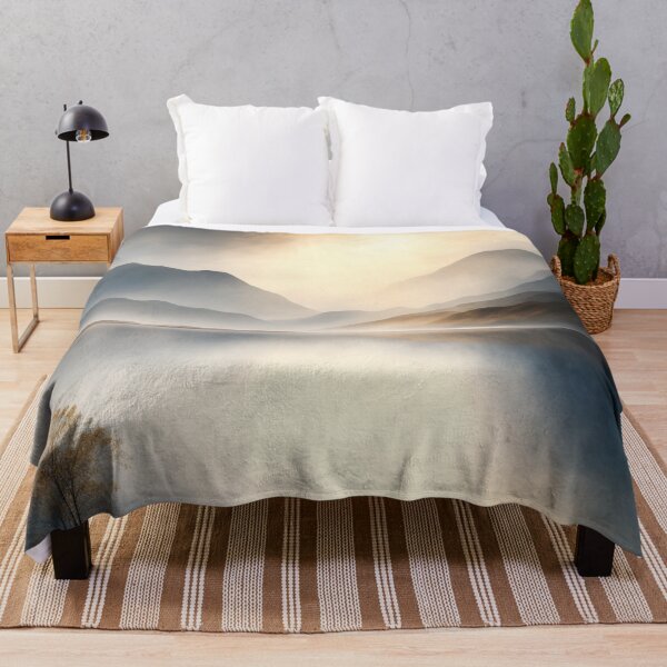 Item preview, Dreamy Fantasy Lake in Mountains designed and sold by SimpleWallArt.