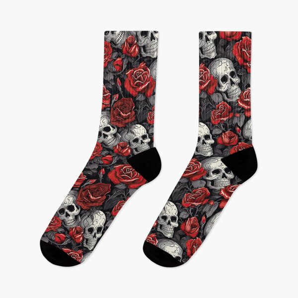 Item preview, Skulls and Roses Pattern designed and sold by excelente.