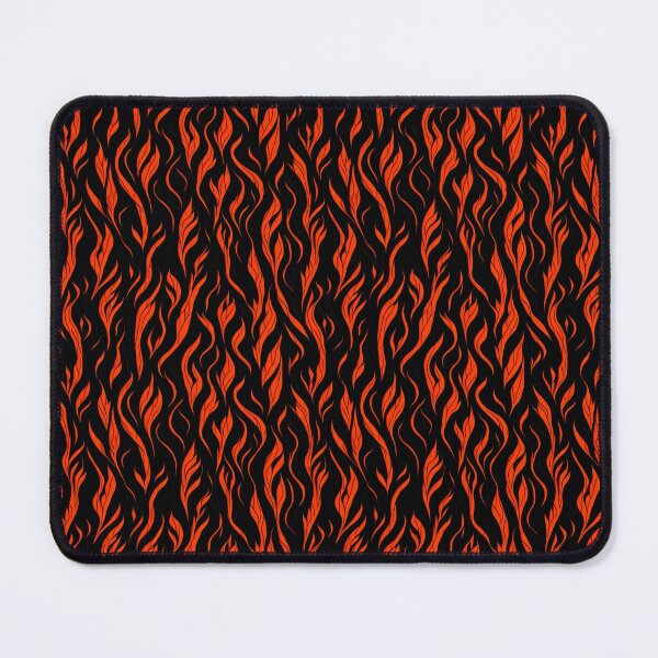 Item preview, Black and Red Flames Pattern designed and sold by Theo-B.