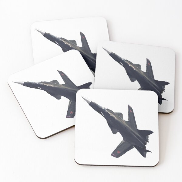 Item preview, Sukhoi Su 47 Berkut Fighter Jet turning right Russian Air Force Illustration drawing art designed and sold by AfterburnerOne.