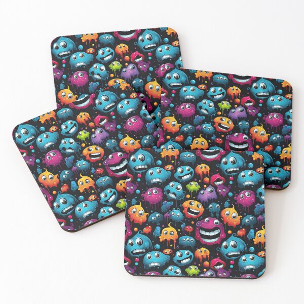 Item preview, Cartoon Monsters Pattern designed and sold by excelente.