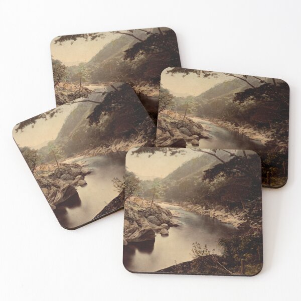 Item preview, View of Kakehashi, Kosogawa river on the Nakasendo, Japan designed and sold by Photos of Japan.