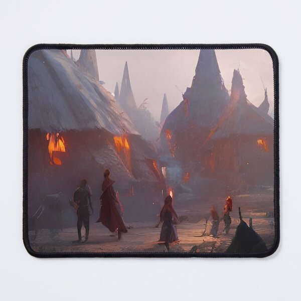 Item preview, Hazy Village - Realms Scene designed and sold by Delerat7.
