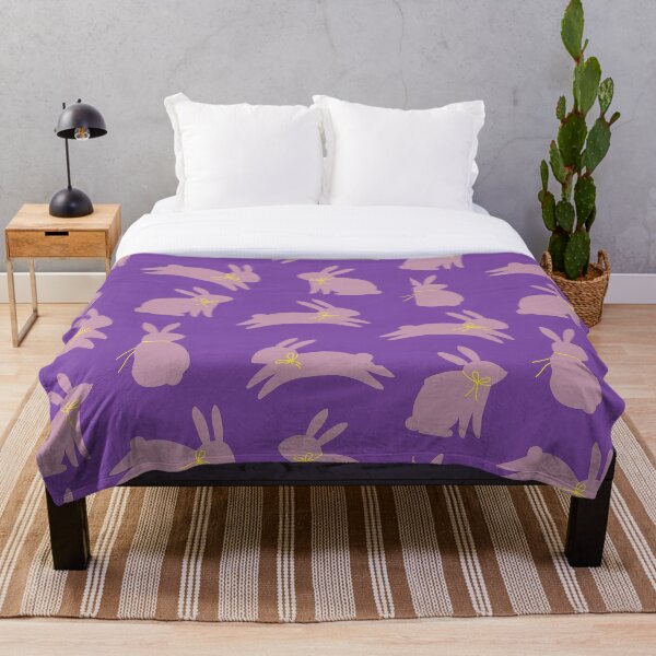 Item preview, Purple Mania Rabbit Print designed and sold by timlee87.