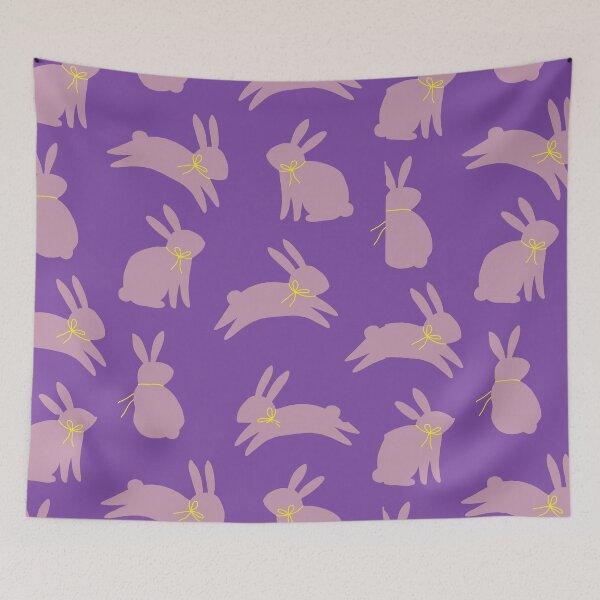 Item preview, Purple Mania Rabbit Print designed and sold by timlee87.