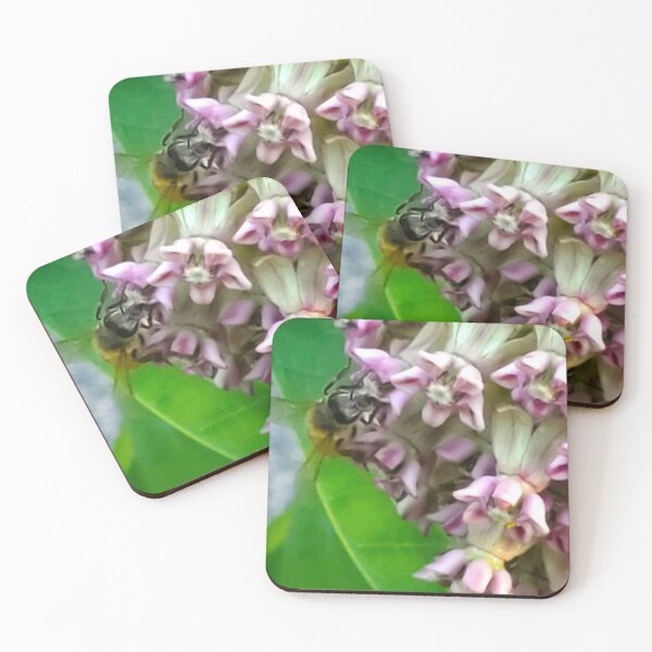 Item preview, Honeybee On A Milkweed  designed and sold by etherealwonders.