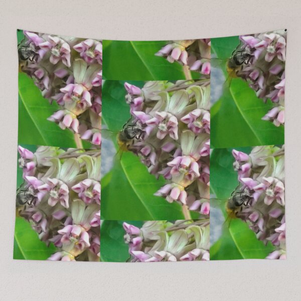 Item preview, Honeybee On A Milkweed  designed and sold by etherealwonders.