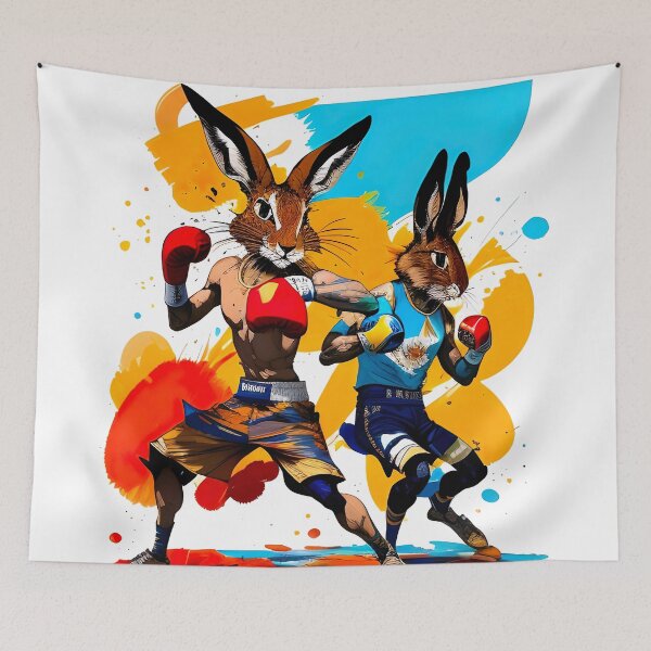 Item preview, Boxing Jackrabbits  designed and sold by Awesome Things.