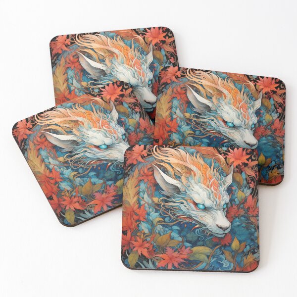 Item preview, Dragon Post-Apocalyptic Era Vibrant Colors Floral designed and sold by MTJ-Mushrooms.