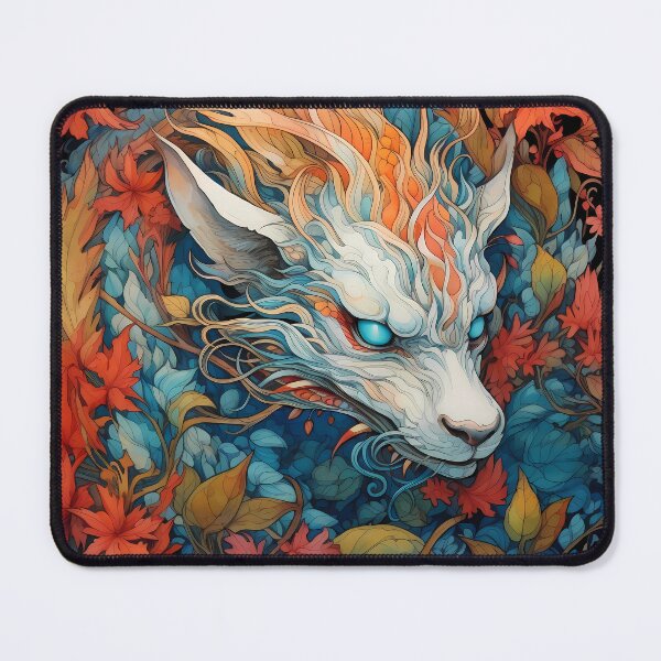 Item preview, Dragon Post-Apocalyptic Era Vibrant Colors Floral designed and sold by MTJ-Mushrooms.