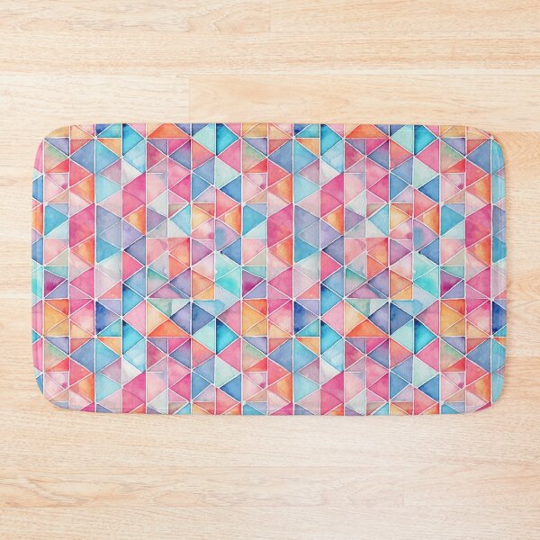 Item preview, Geometric watercolor designed and sold by Alessandro Remo Mazzoni Remotextiles.