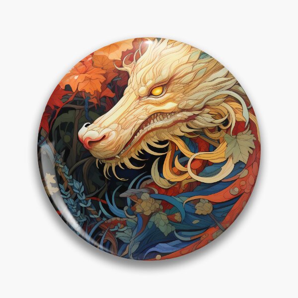 Item preview, Dragon Post-Apocalyptic Era Vibrant Colors Floral designed and sold by MTJ-Mushrooms.