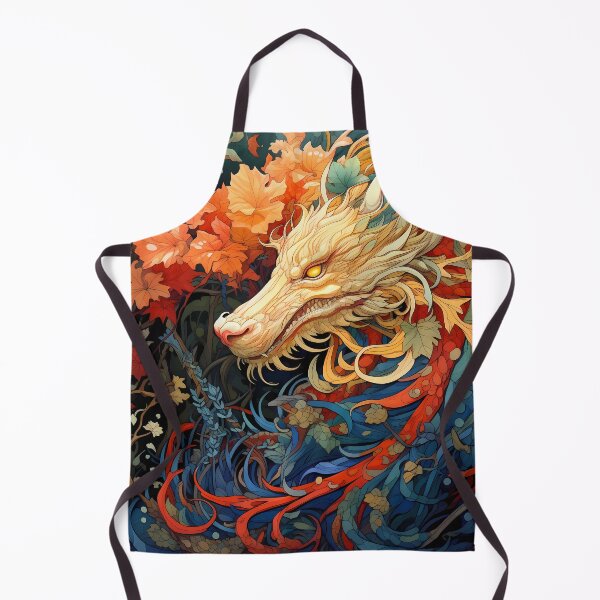 Item preview, Dragon Post-Apocalyptic Era Vibrant Colors Floral designed and sold by MTJ-Mushrooms.