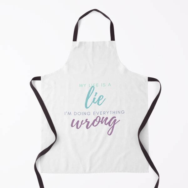 Item preview, My life is a lie I am doing everything wrong aquamarine purple designed and sold by ellosmedicenale.