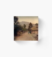 Nagakubo village at Nakasendo, Japan Acrylic Block
