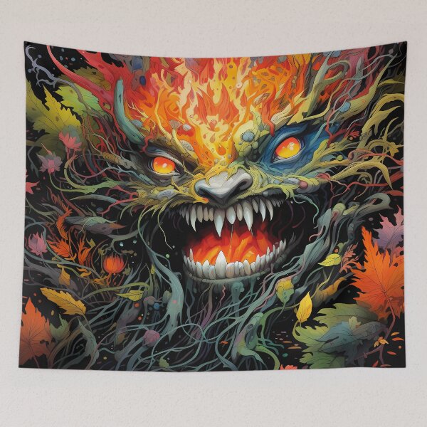 Item preview, Dragon Post-Apocalyptic Era Vibrant Colors  designed and sold by MTJ-Mushrooms.