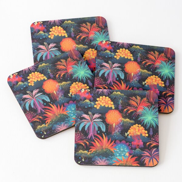 Item preview, Floral Fireworks – Seamless designed and sold by GalacticLabs.