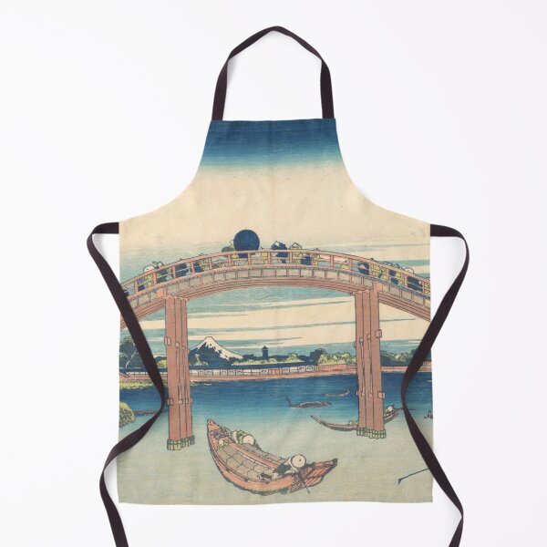 Item preview, Under the Mannen Bridge at Fukagawa | Katsushika Hokusai designed and sold by ArtAlchemyCo.