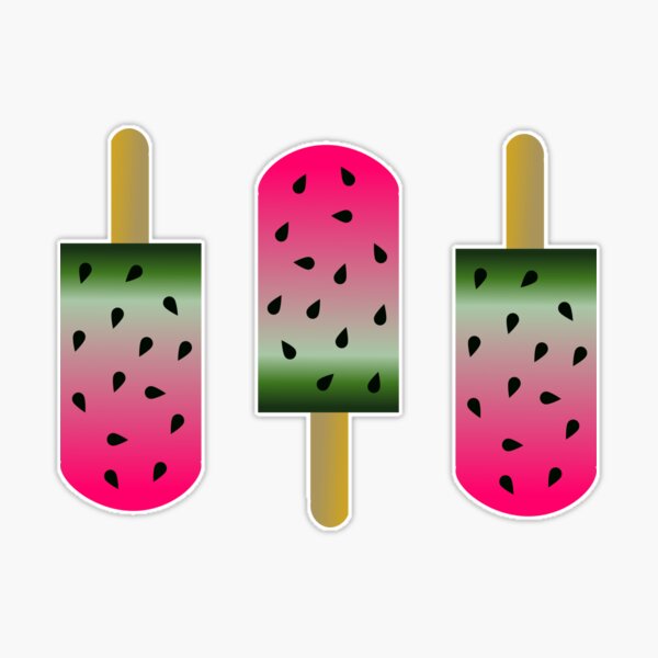 Watermelon Popsicle Vector Illustration Of Watermelon, 56% OFF