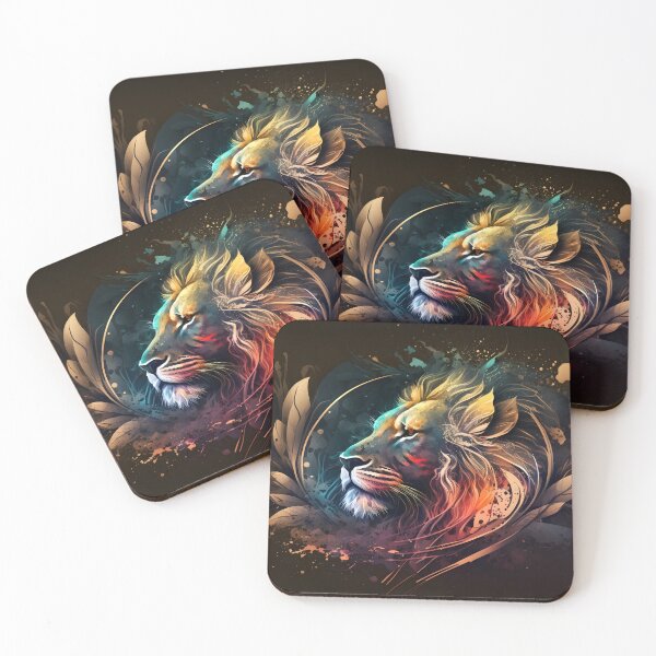 Item preview, Abstract African Lion Face Art designed and sold by PeteRascal.