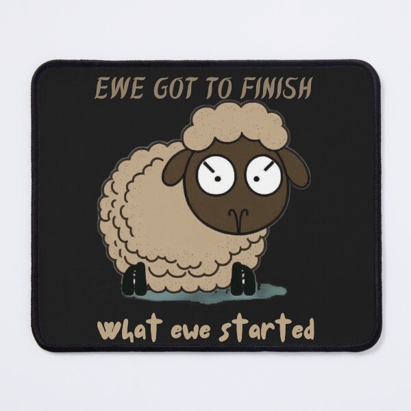 Item preview, Sheep giving advice pun designed and sold by Ellimade.