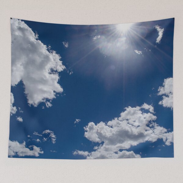 Item preview, Cloudy and Sun Soaked Sky Photograph designed and sold by CaffeinatedVibe.