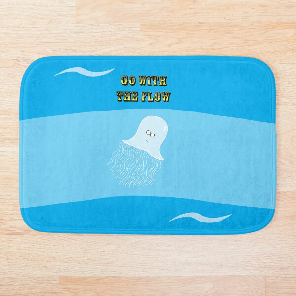 Item preview, Go with the Flow Jellyfish designed and sold by Out to Lunch Cartoons and More.