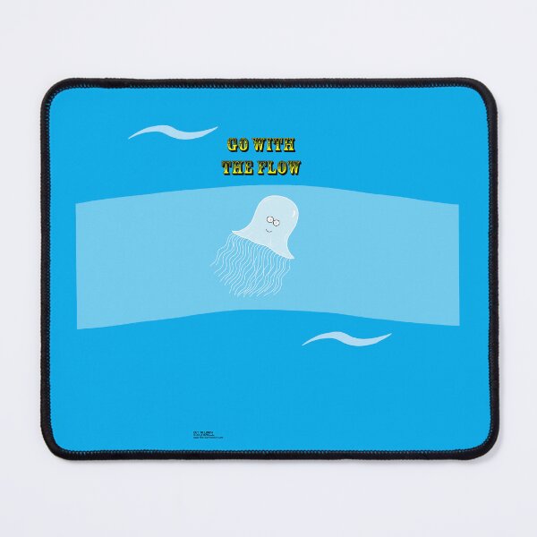 Item preview, Go with the Flow Jellyfish designed and sold by Out to Lunch Cartoons and More.