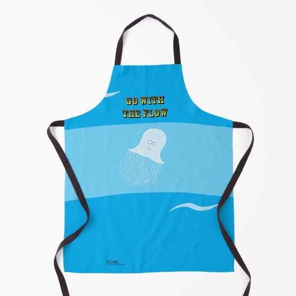 Item preview, Go with the Flow Jellyfish designed and sold by Out to Lunch Cartoons and More.