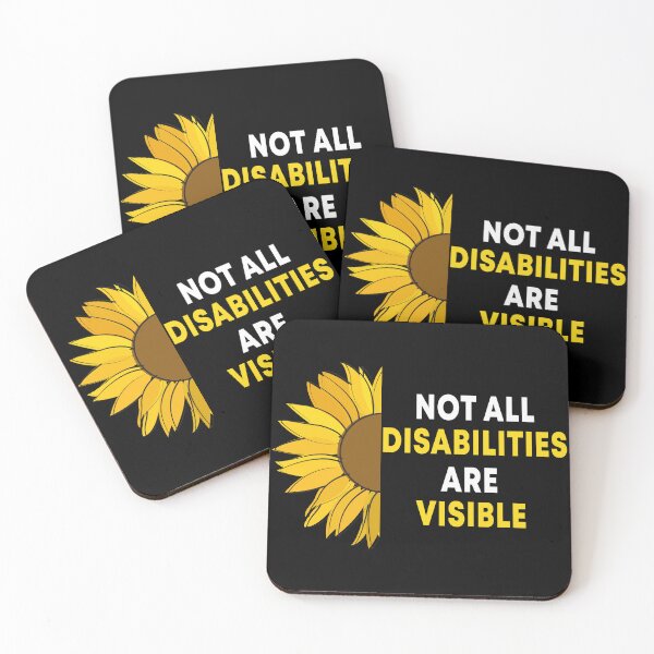Item preview, Not All Disabilities Are Visible Sunflower Invisible Disability Awareness designed and sold by Color-Sparkle.