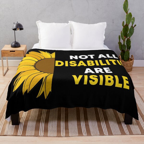 Item preview, Not All Disabilities Are Visible Sunflower Invisible Disability Awareness designed and sold by Color-Sparkle.