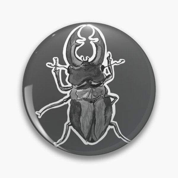 Item preview, Cute Stag Beetle Ink Design designed and sold by felixgothcat.