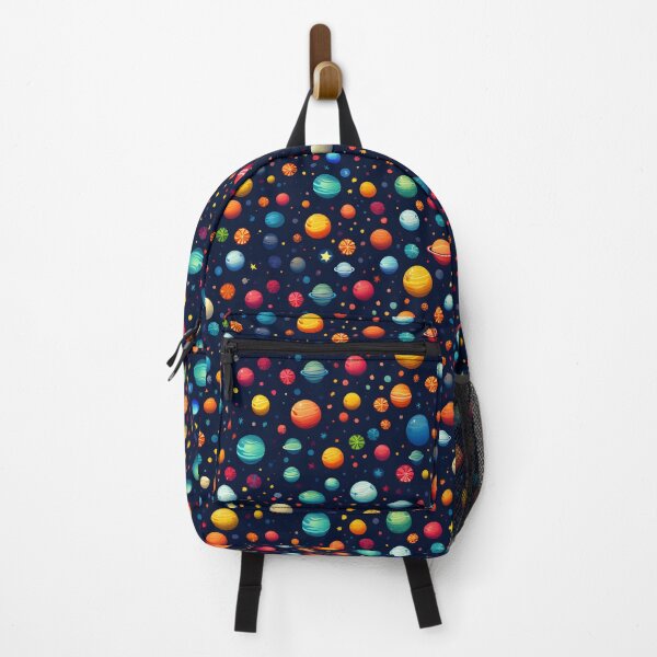 Item preview, Cute Button Planets – Seamless designed and sold by GalacticLabs.