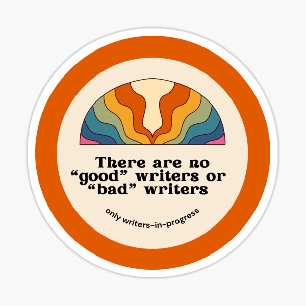 Item preview, Writers-in-Progress (circle) designed and sold by Ryan Skinnell.