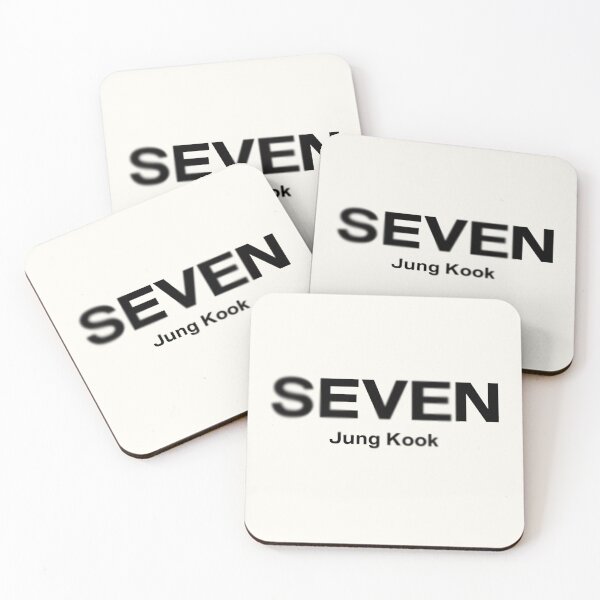 Item preview, SEVEN Jungkook (white background) designed and sold by nelkrshop.